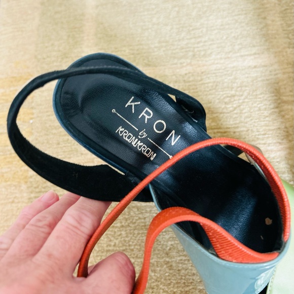 RARE Anthropologie Kron Wedge Sandal - Picture 2 of 7